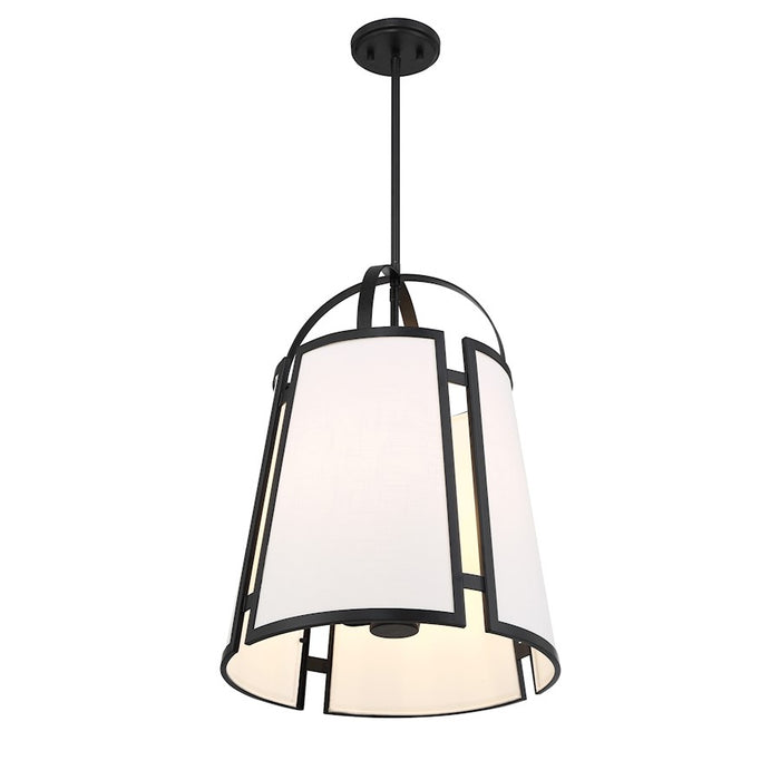 Savoy House Chartwell 4-Light Pendant, Matte Black