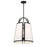 Savoy House Chartwell 4-Light Pendant, Matte Black