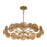 Savoy House Abbott 5 Light Pendant, Distressed Gold
