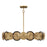 Savoy House Lincoln 5 Light Pendant, Distressed Gold and Bronze - 7-6384-5-61