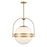 Savoy House Thornhill 3 Light Pendant, Warm Brass/Strie - 7-6407-3-322