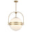 Savoy House Thornhill 3 Light Pendant, Warm Brass/Strie