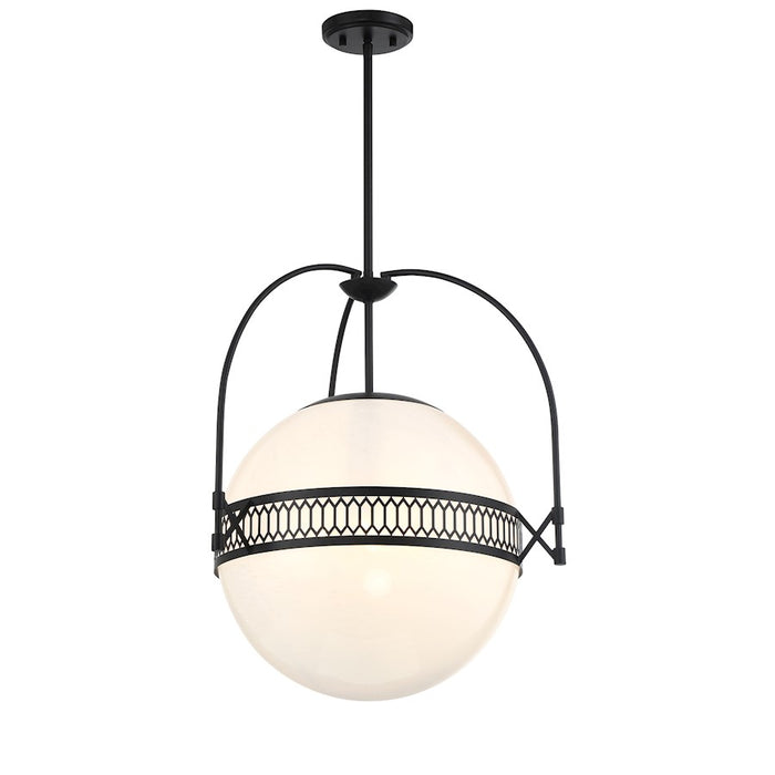 Savoy House Thornhill 3-Light Pendant, Matte Black