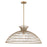 Savoy House Lanai 1 Light Pendant, Warm Brass/Clear Seeded