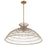 Savoy House Lanai 1 Light Pendant, Warm Brass/Clear Seeded