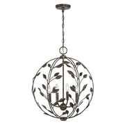Savoy House Laska 4 Lt Pendant, Enchanted Bronze - 7-6704-4-334