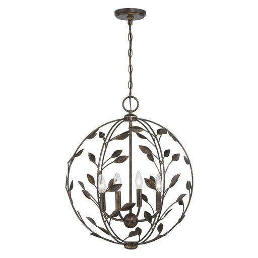 Savoy House Laska 4 Lt Pendant, Enchanted Bronze - 7-6704-4-334