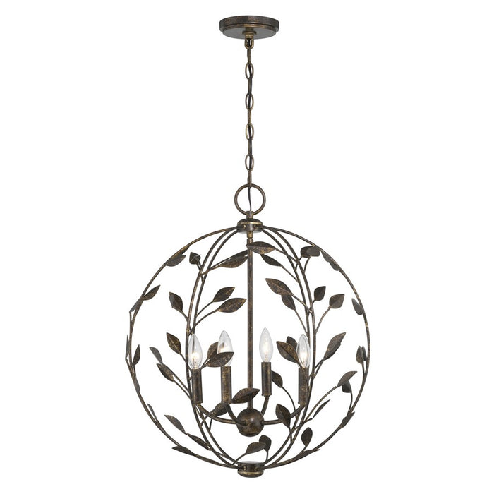 Savoy House Laska 4 Lt Pendant, Enchanted Bronze - 7-6704-4-334