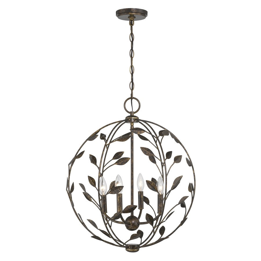 Savoy House Laska 4 Lt Pendant, Enchanted Bronze - 7-6704-4-334