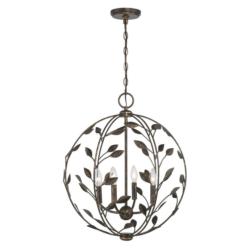 Savoy House Laska 4 Lt Pendant, Enchanted Bronze