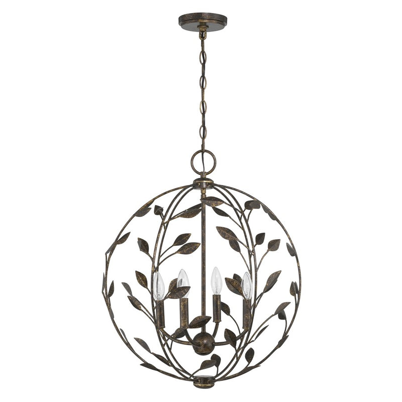 Savoy House Laska 4 Lt Pendant, Enchanted Bronze