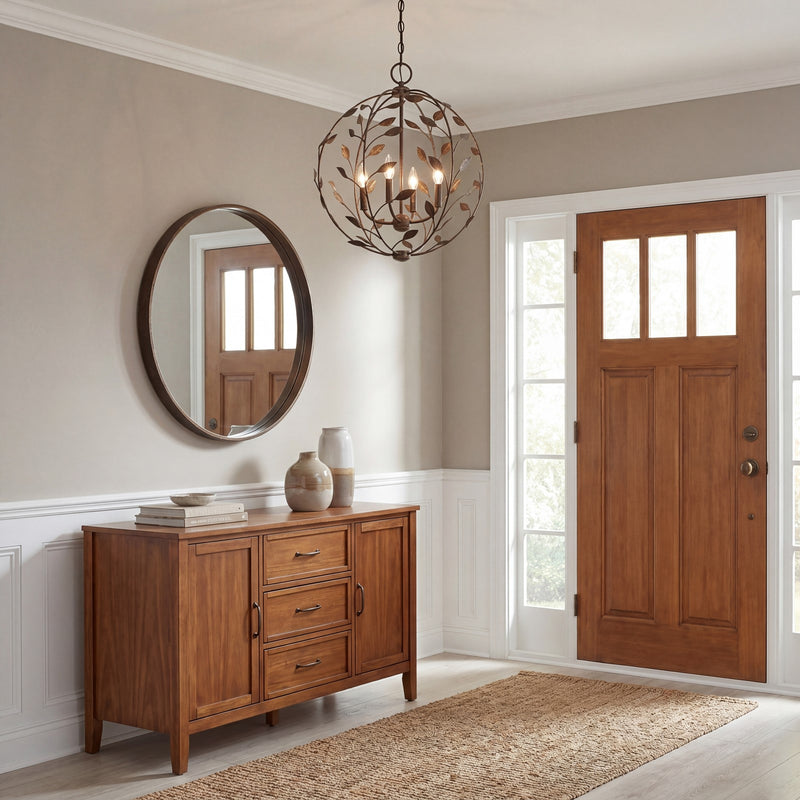 Savoy House Laska 4 Lt Pendant, Enchanted Bronze
