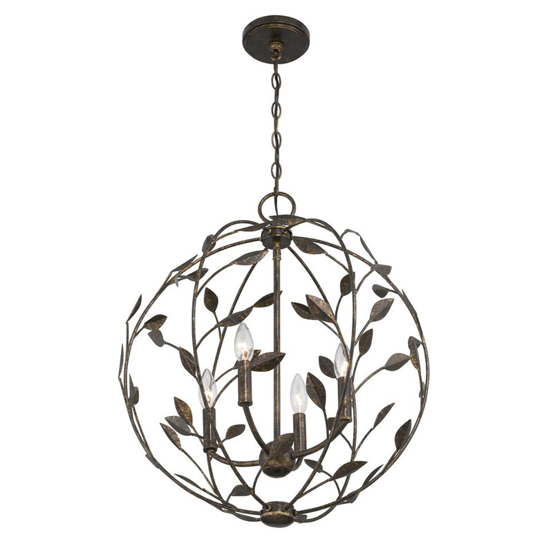 Savoy House Laska 4 Lt Pendant, Enchanted Bronze
