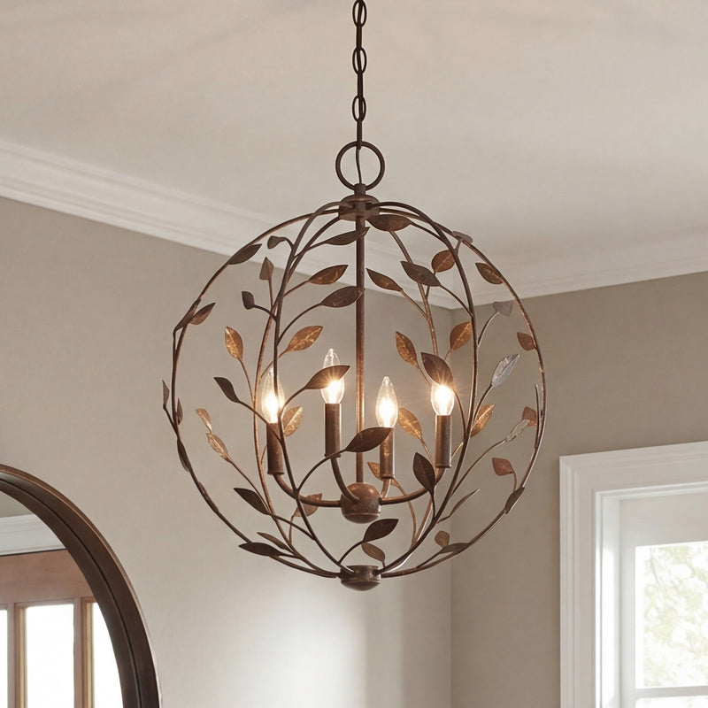 Savoy House Laska 4 Lt Pendant, Enchanted Bronze