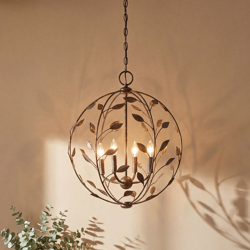 Savoy House Laska 4 Lt Pendant, Enchanted Bronze