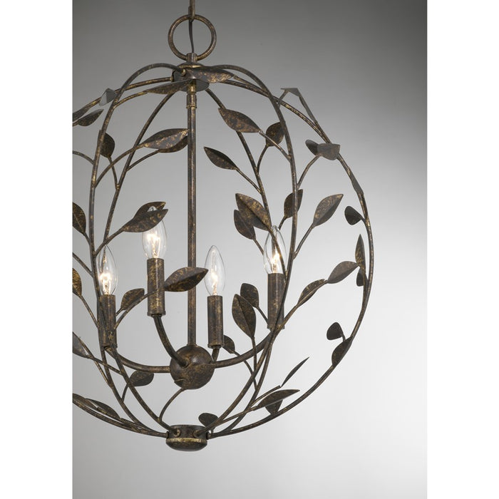 Savoy House Laska 4 Lt Pendant, Enchanted Bronze