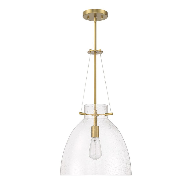 Savoy House Bally 1-Light Pendant, Polished Nickel