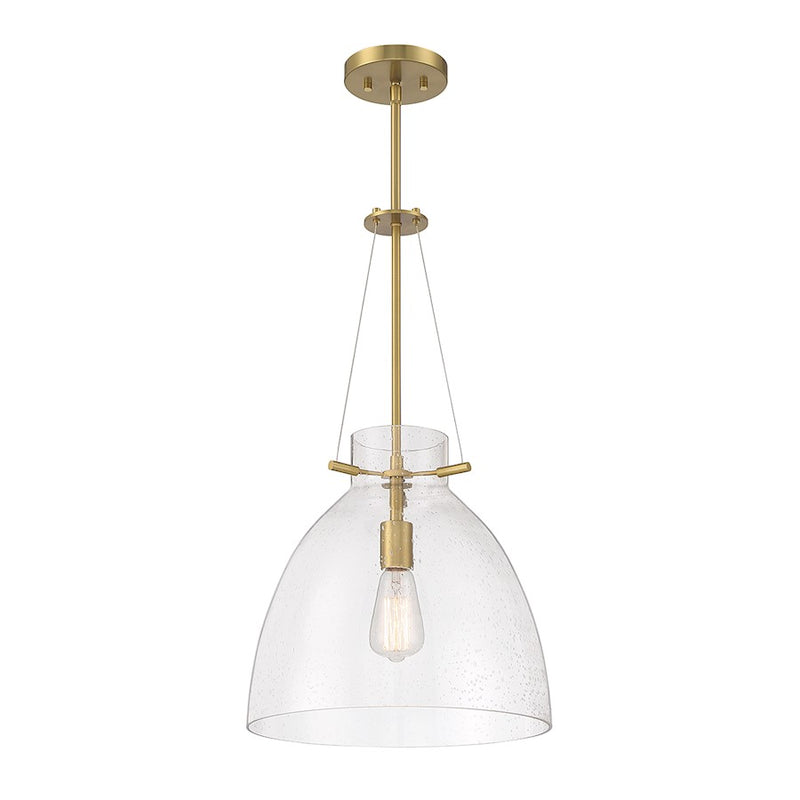 Savoy House Bally 1-Light Pendant, Polished Nickel