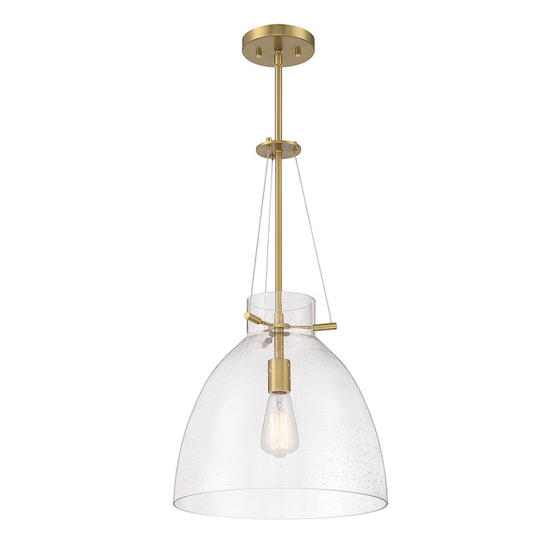 Savoy House Bally 1-Light Pendant, Polished Nickel