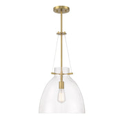 Savoy House Foster 1-Light Pendant, Warm Brass - 7-7006-1-322