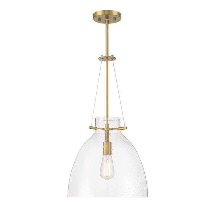 Savoy House Foster 1-Light Pendant, Warm Brass - 7-7006-1-322