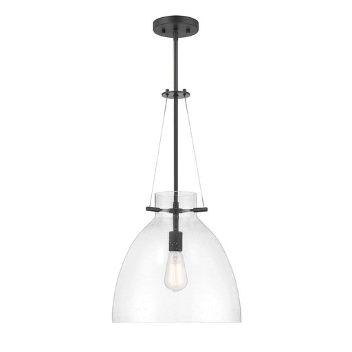 Savoy House Foster 1-Light Pendant, Matte Black - 7-7006-1-89