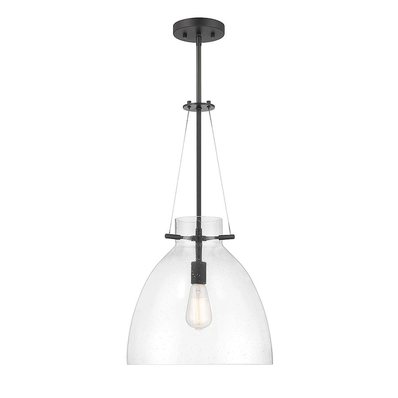Savoy House Foster 1-Light Pendant, Matte Black