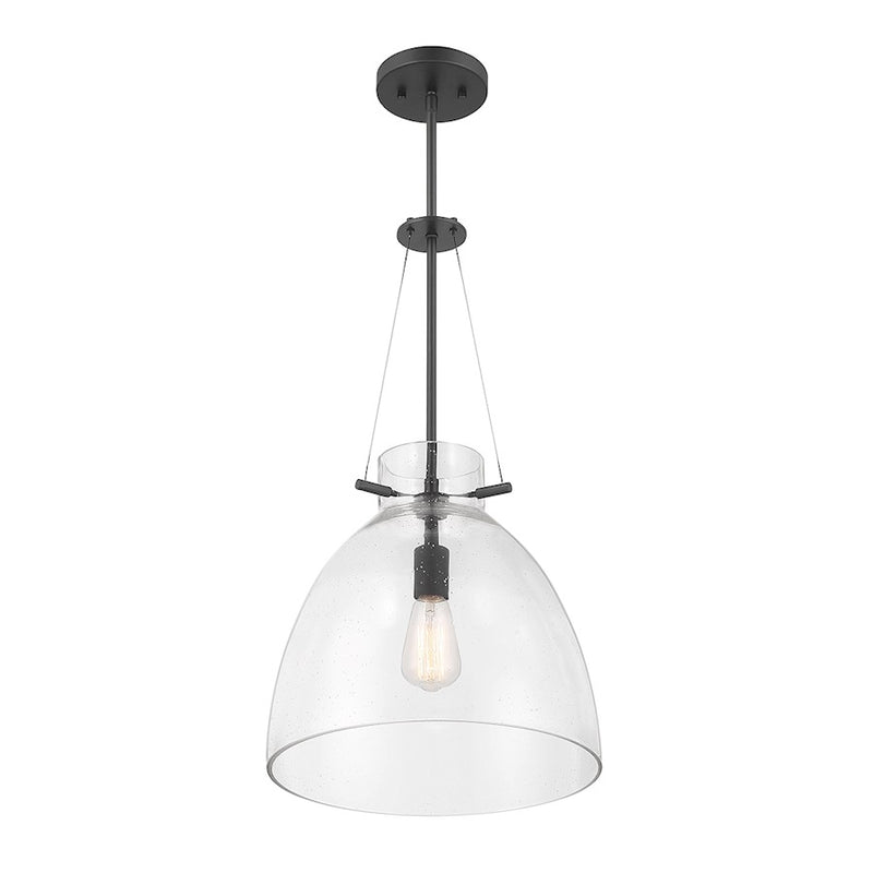 Savoy House Foster 1-Light Pendant, Matte Black