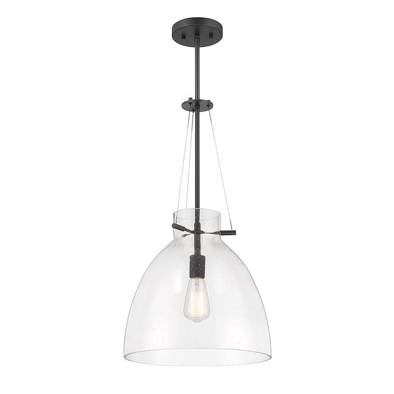 Savoy House Foster 1-Light Pendant, Matte Black