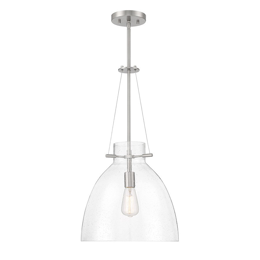 Savoy House Foster 1-Light Pendant, Satin Nickel - 7-7006-1-SN