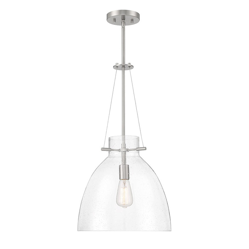 Savoy House Foster 1-Light Pendant, Satin Nickel