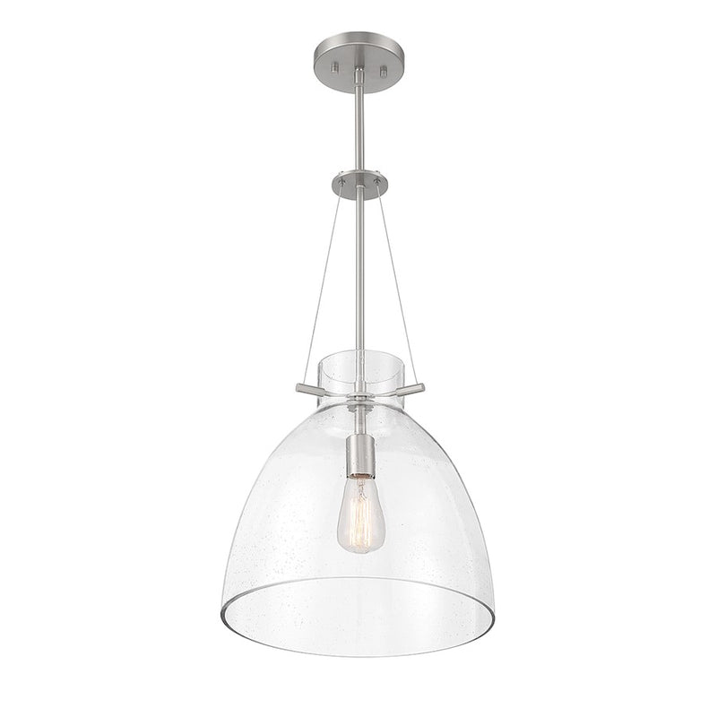 Savoy House Foster 1-Light Pendant, Satin Nickel