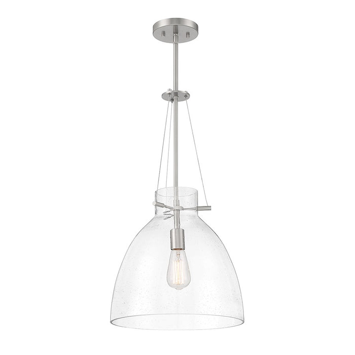 Savoy House Foster 1-Light Pendant, Satin Nickel