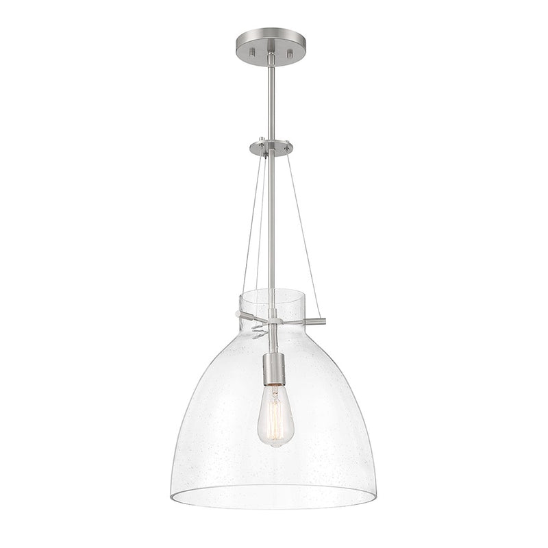 Savoy House Foster 1-Light Pendant, Satin Nickel