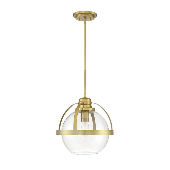 Savoy House Pendleton 1-Light Pendant, Warm Brass