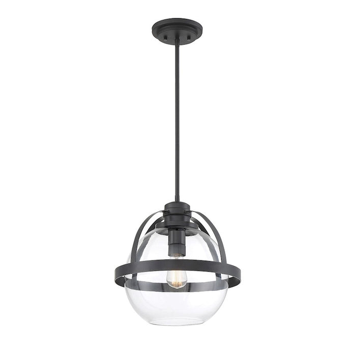 Savoy House Pendleton 1-Light Pendant, Matte Black