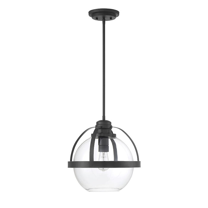 Savoy House Pendleton 1-Light Pendant, Matte Black