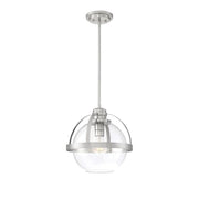 Savoy House Pendleton 1-Light Pendant, Satin Nickel - 7-7201-1-SN