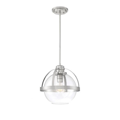 Savoy House Pendleton 1-Light Pendant, Satin Nickel - 7-7201-1-SN