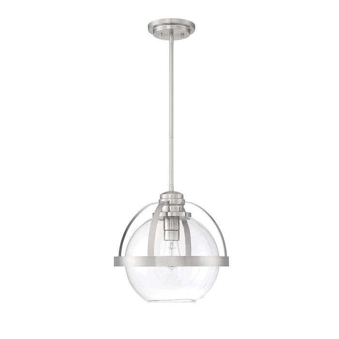 Savoy House Pendleton 1-Light Pendant, Satin Nickel