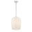 Savoy House Livingston 1 Lt Pendant, Chrome/White Opal, Chrome
