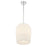Savoy House Livingston 1 Lt Pendant, Chrome/White Opal, Chrome