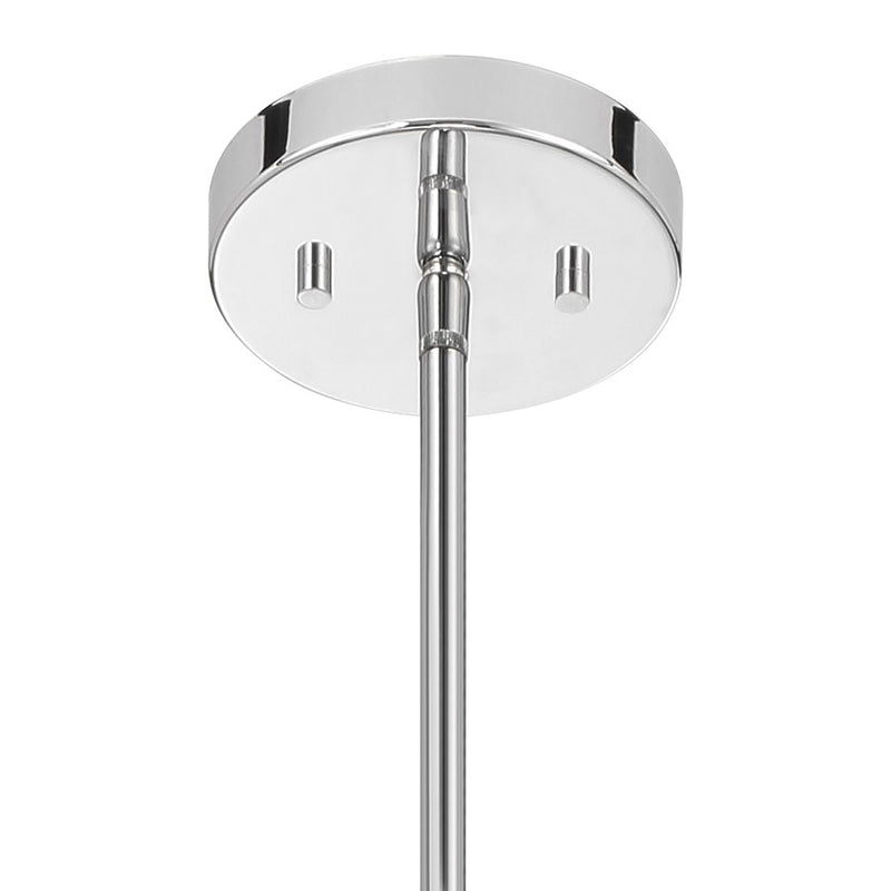 Savoy House Livingston 1 Lt Pendant, Chrome/White Opal, Chrome