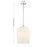 Savoy House Livingston 1 Lt Pendant, Chrome/White Opal, Chrome