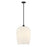 Savoy House Livingston 1 Lt Pendant, White Opal, Matte Black - 7-7209-1-89