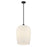 Savoy House Livingston 1 Lt Pendant, White Opal, Matte Black