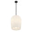 Savoy House Livingston 1 Lt Pendant, White Opal, Matte Black