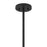 Savoy House Livingston 1 Lt Pendant, White Opal, Matte Black