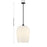 Savoy House Livingston 1 Lt Pendant, White Opal, Matte Black