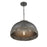 Savoy House Tripoli 3-Light Pendant, Mottled Zinc/Gray Rattan